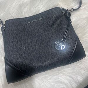 Michael Kors crossbody black logo bag